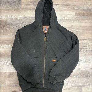 ICON Men's Dark Gray Zip-Up Sweater